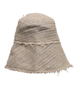 Dolce & Gabbana Dolce & Gabbana Beige Linen Wide Brim Bucket Hat HAT9759-58