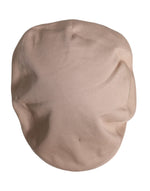 Dolce & Gabbana Dolce & Gabbana Beige Cotton Newsboy Capello Cabbie Hat HAT9762-60