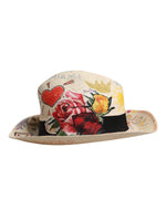 Dolce & Gabbana Dolce & Gabbana Multicolor Floral Women Fedora Wide Brim Hat HAT9764-58