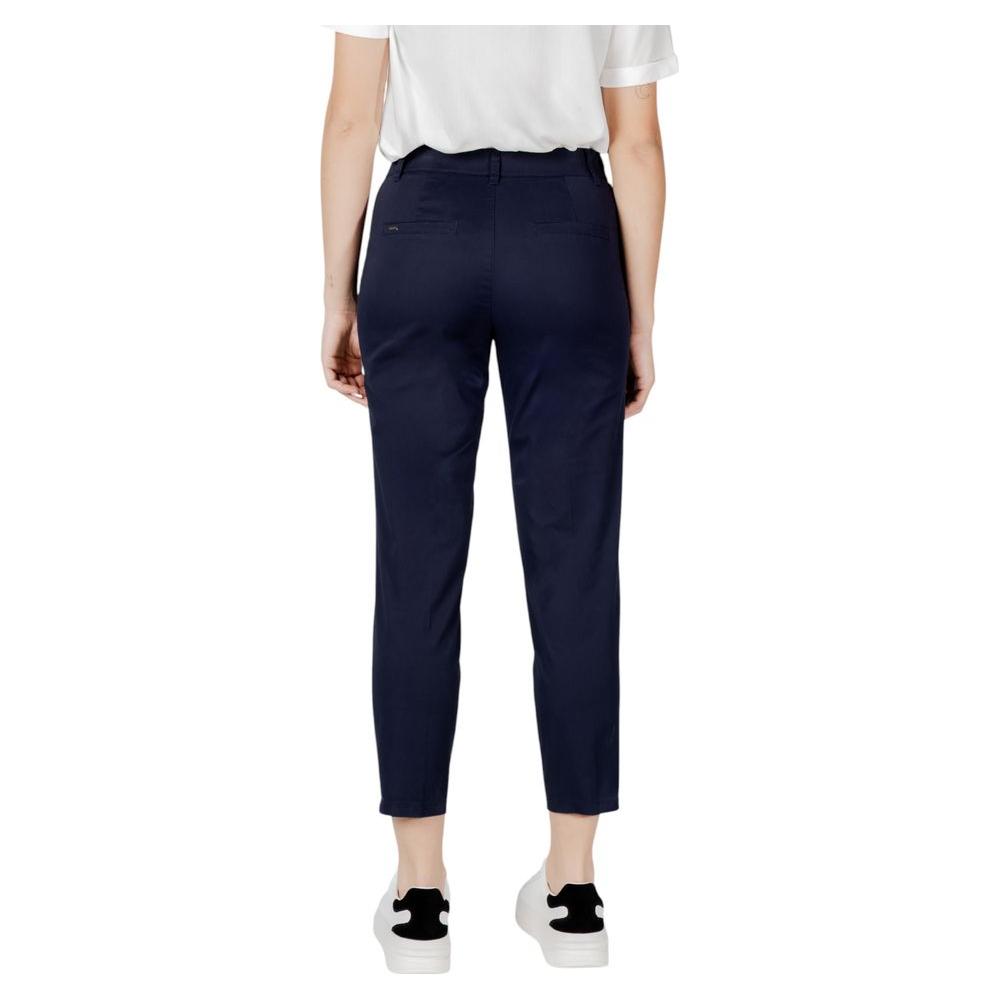 Street One Blue Cotton Jeans & Pant