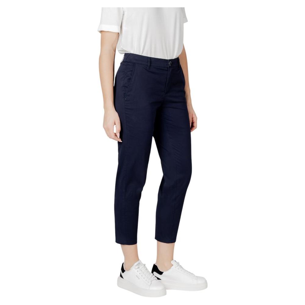 Street One Blue Cotton Jeans & Pant