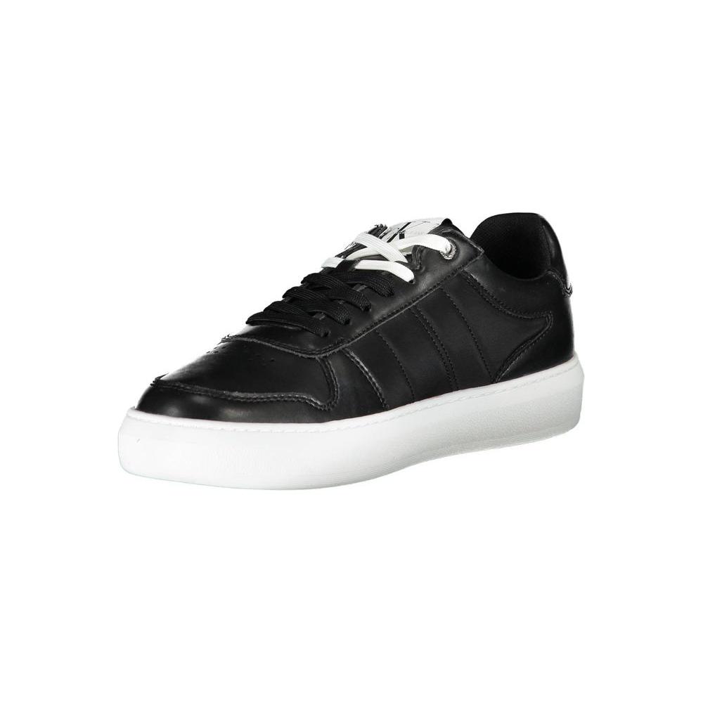 Calvin Klein Black Polyester Men Sneaker CA-918-EU45/US12