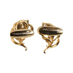 Dolce & Gabbana Multicolor Peacock Feathers 925 Sterling Silver Cufflink