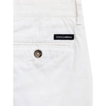 Dolce & Gabbana White Cotton Bermuda DO-8801666-44