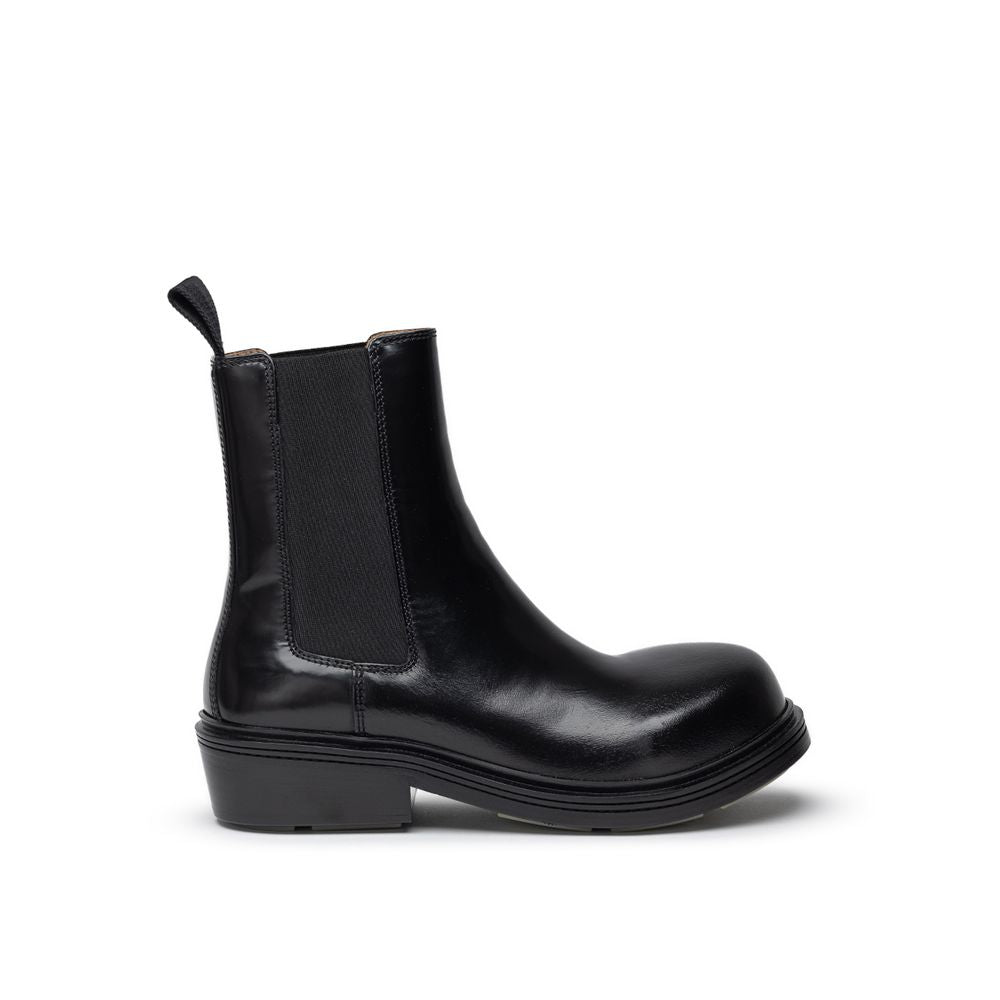 Bottega Veneta Black Leather Boot BO-8429676-EU42/US9