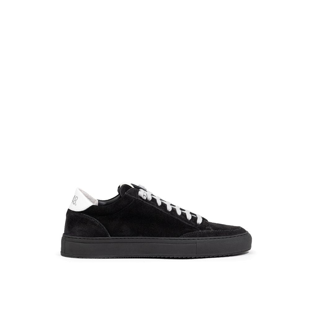 P448 Black Suede Leather Sneaker P-8039676-EU41/US8