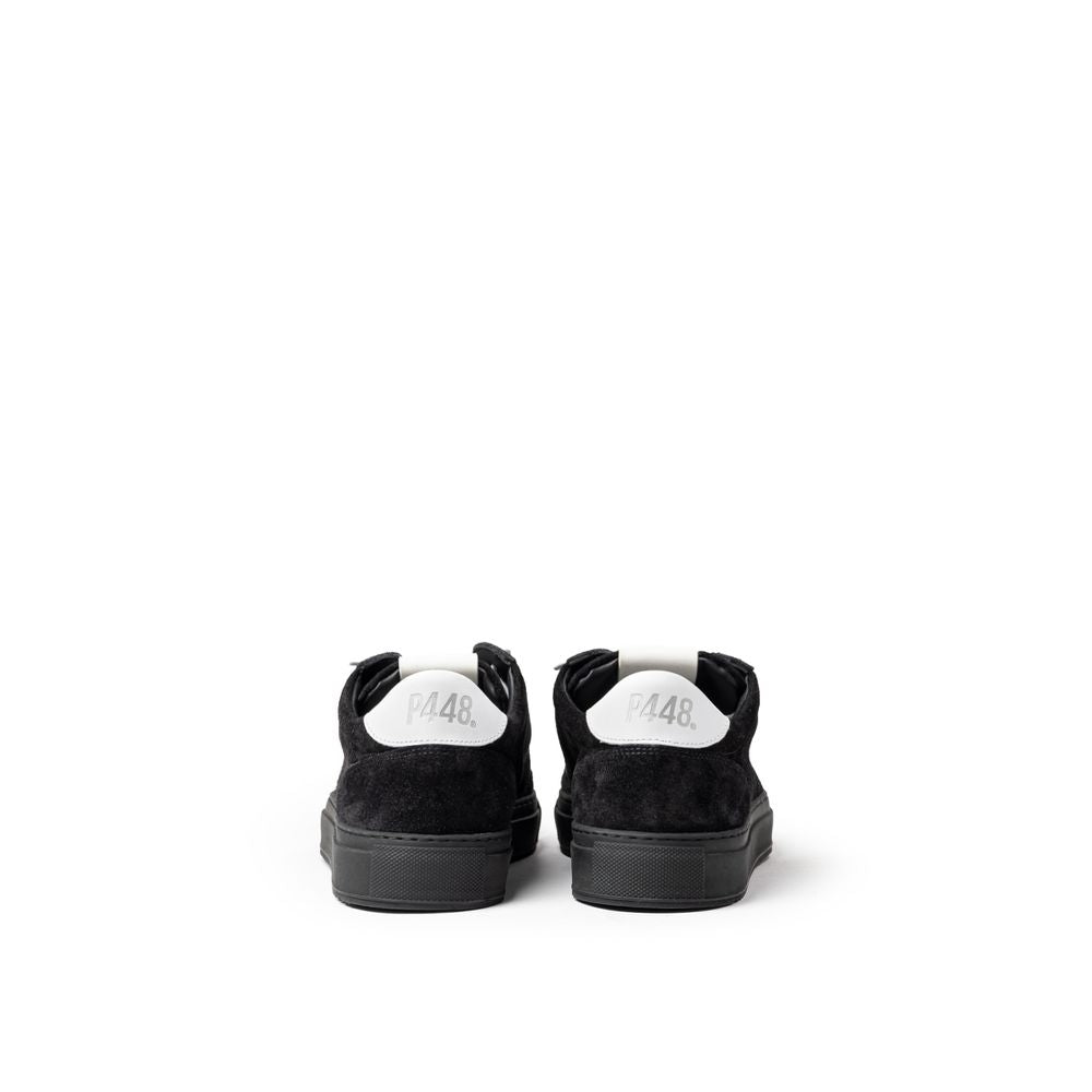 P448 Black Suede Leather Sneaker P-8039676-EU41/US8