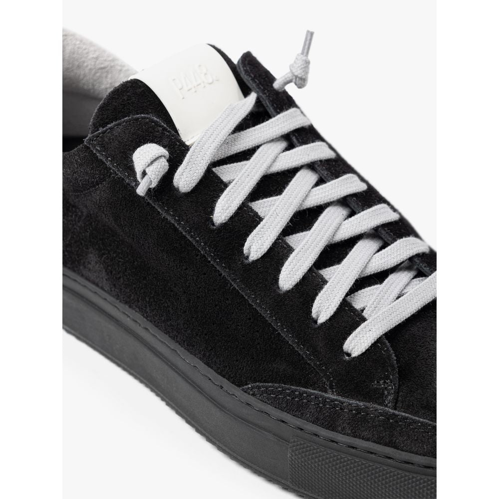 P448 Black Suede Leather Sneaker P-8039676-EU41/US8
