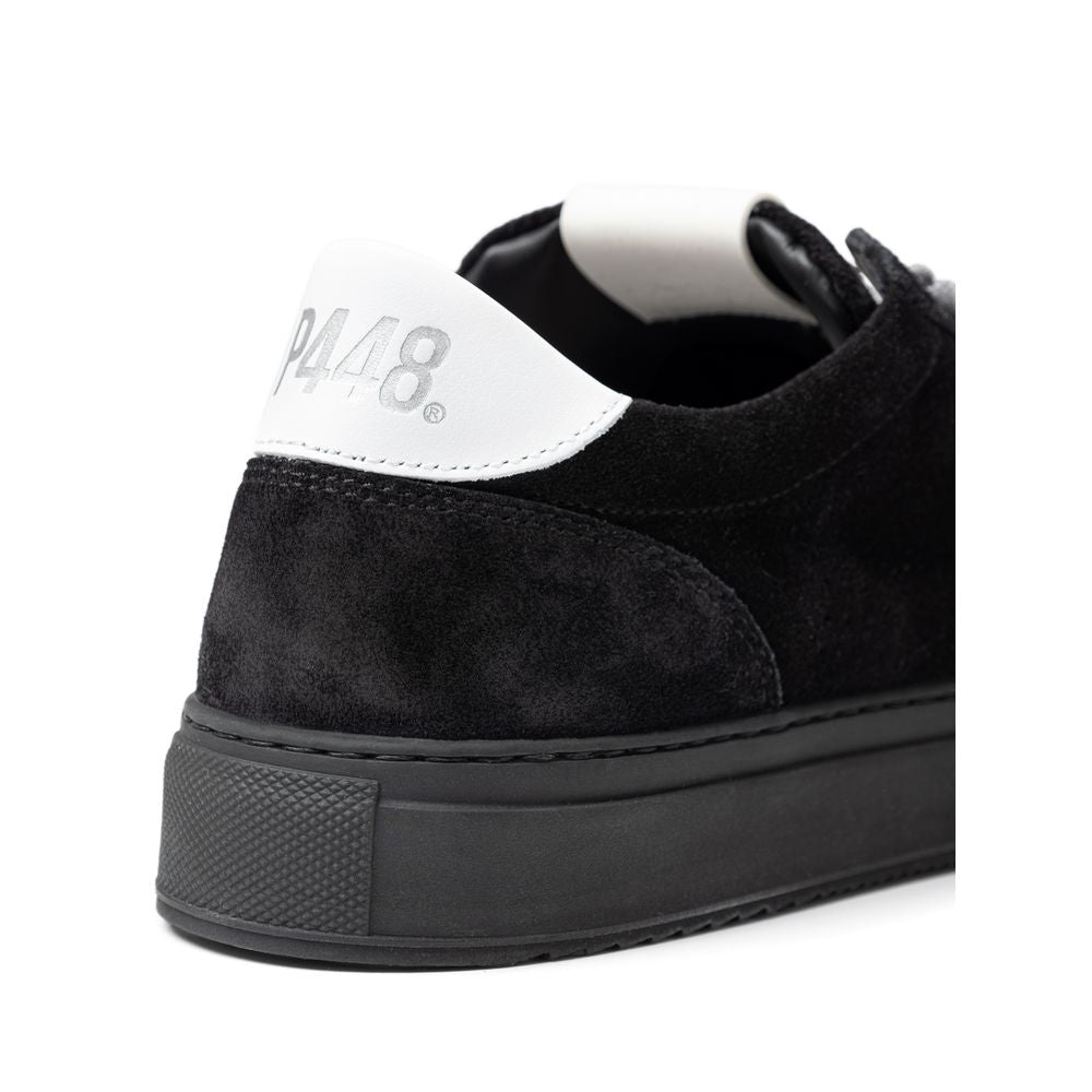 P448 Black Suede Leather Sneaker P-8039676-EU41/US8