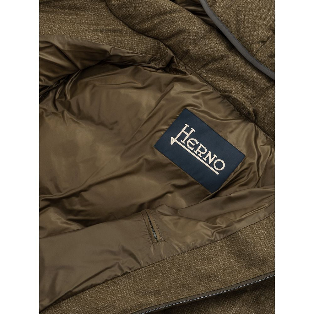 Herno Green Wool Jackets & Coat HE-7599674-IT50 | L