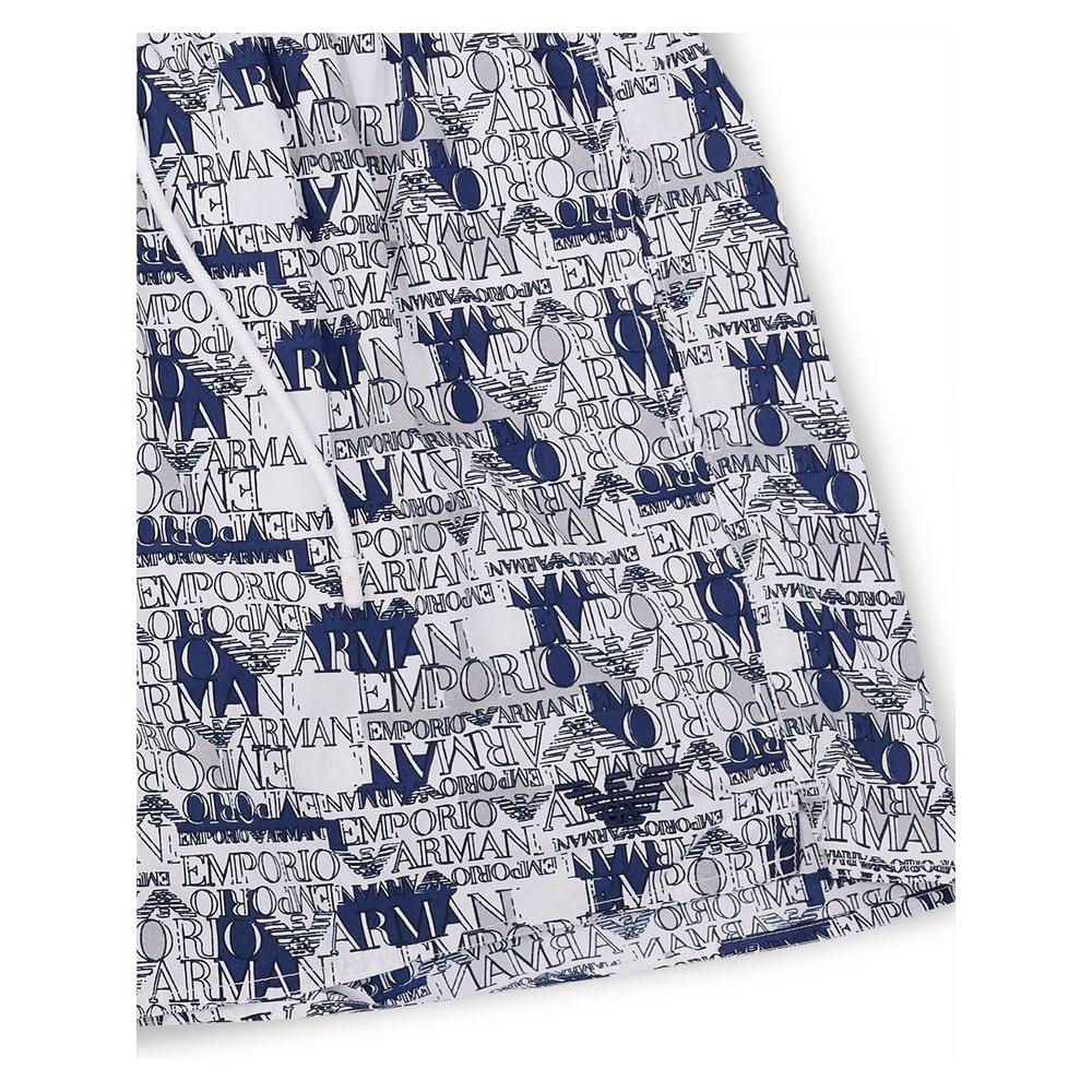Emporio Armani Elegant White Polyester Swim Shorts EM-1026666-IT46 | S