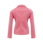 Lardini Elegant Pink Cotton Jacket for Her LA-1060675-IT48 | XL