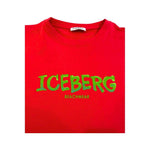 Iceberg Red Cotton Men T-Shirt IC-24783-S
