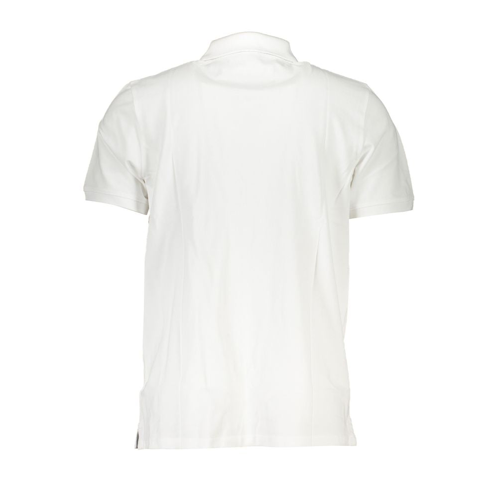 Timberland White Cotton Polo Shirt TI-29241-M