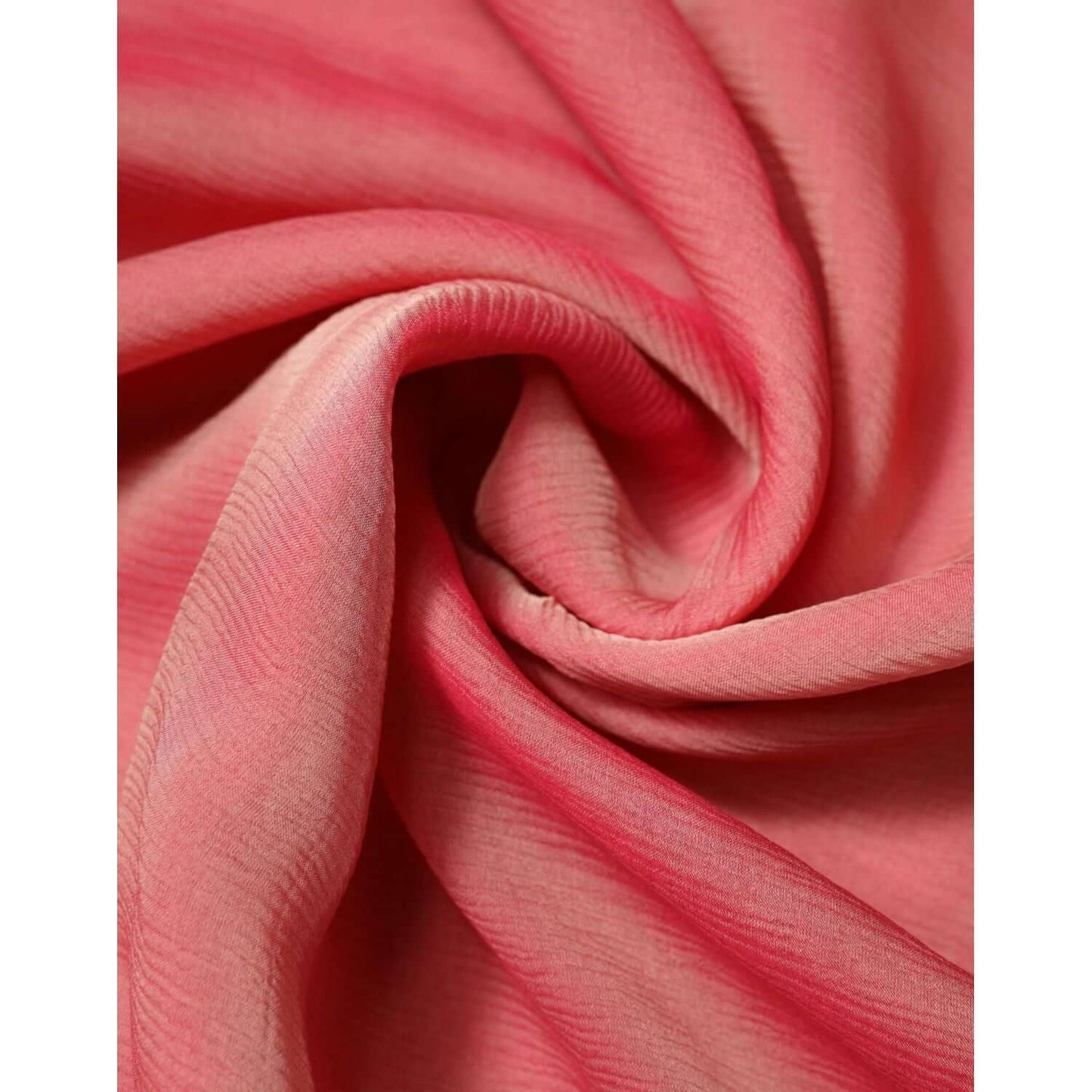 Dolce & Gabbana pink silk scarf close-up, 100% silk fabric, elegant wrap shawl, luxury Italian fashion accessory, vibrant texture detail
