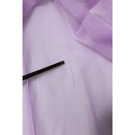 Dolce & Gabbana Purple Silk Rectangle Wrap Shawl Scarf