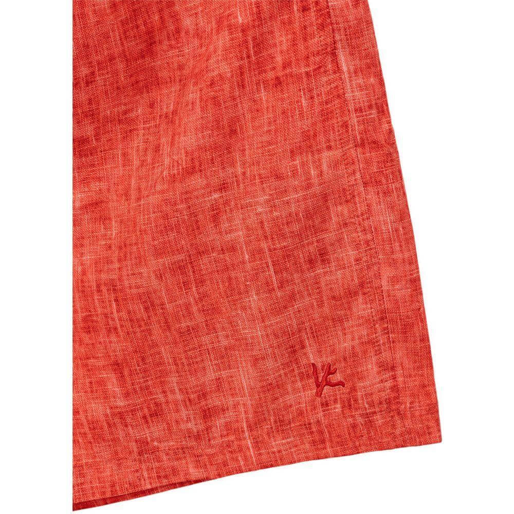Isaia Red Polyester Swim Short IS-9197665-XL