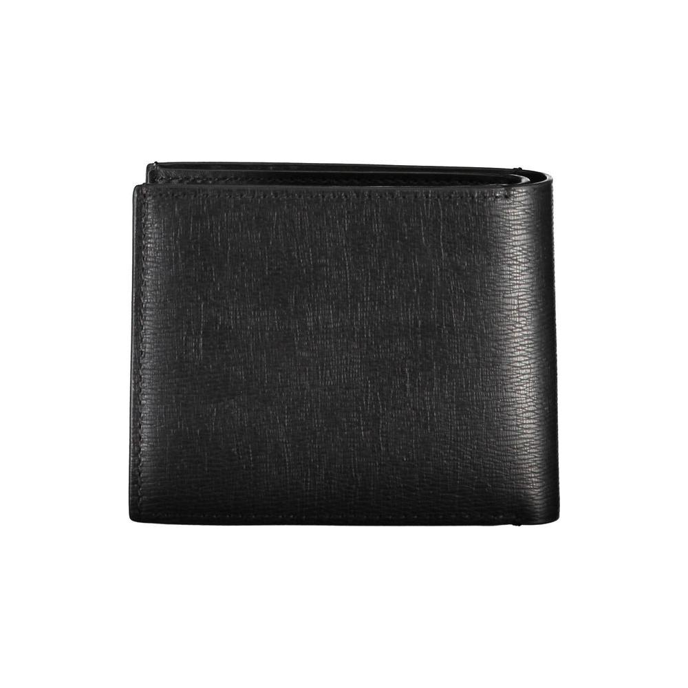 Calvin Klein RFID-blocking sleek bifold wallet in eco-leather with coin purse and card slots for secure organization.