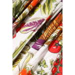 Dolce & Gabbana White Vegetables Sleeveless A-line Dress DR81695-36