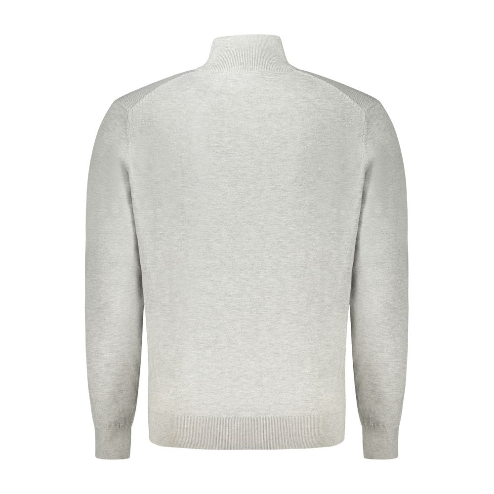Norway 1963 gray acrylic men's sweater with high neck and sophisticated design, perfect for versatile day-to-night style.