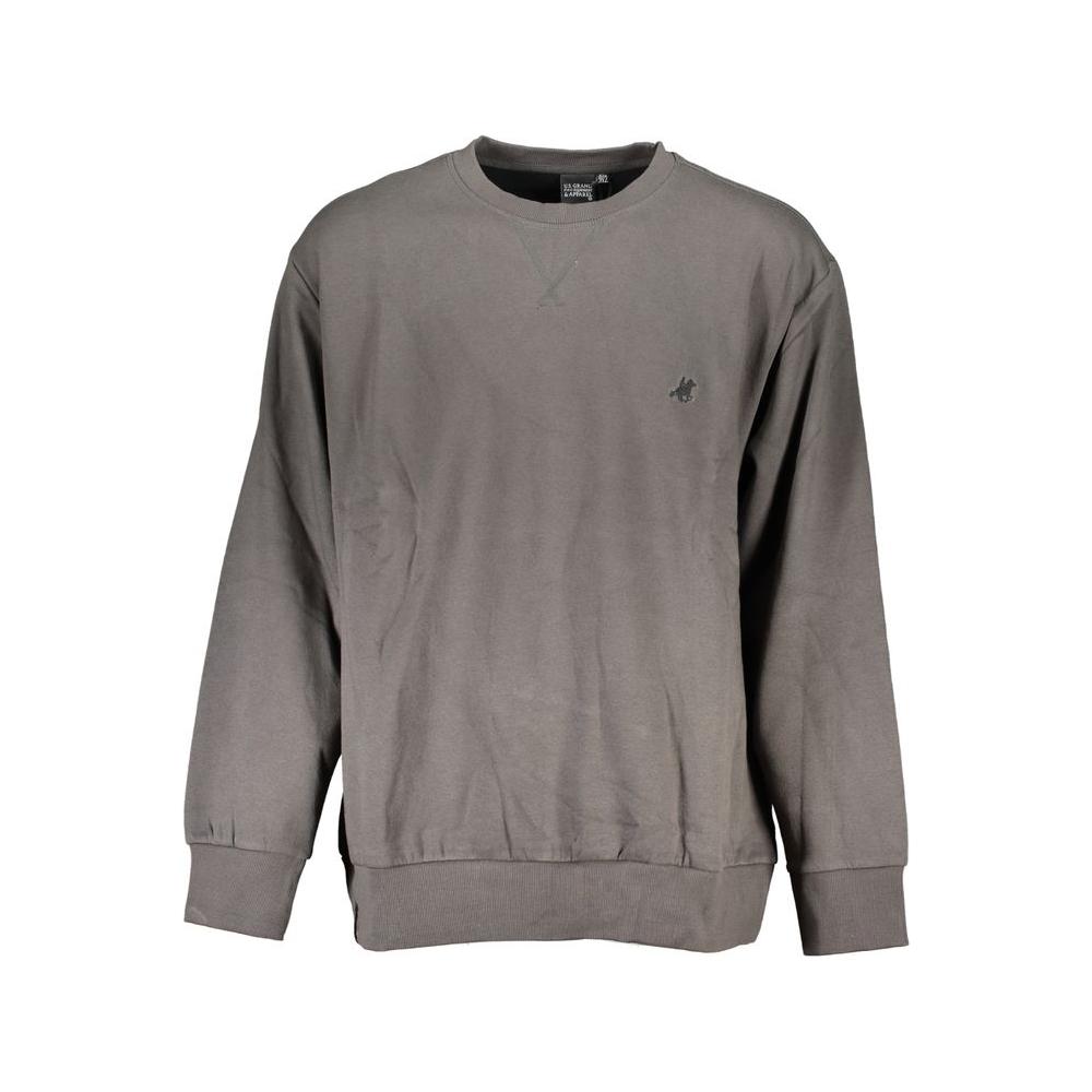 U.S. Grand Polo Brown Cotton Men Sweater