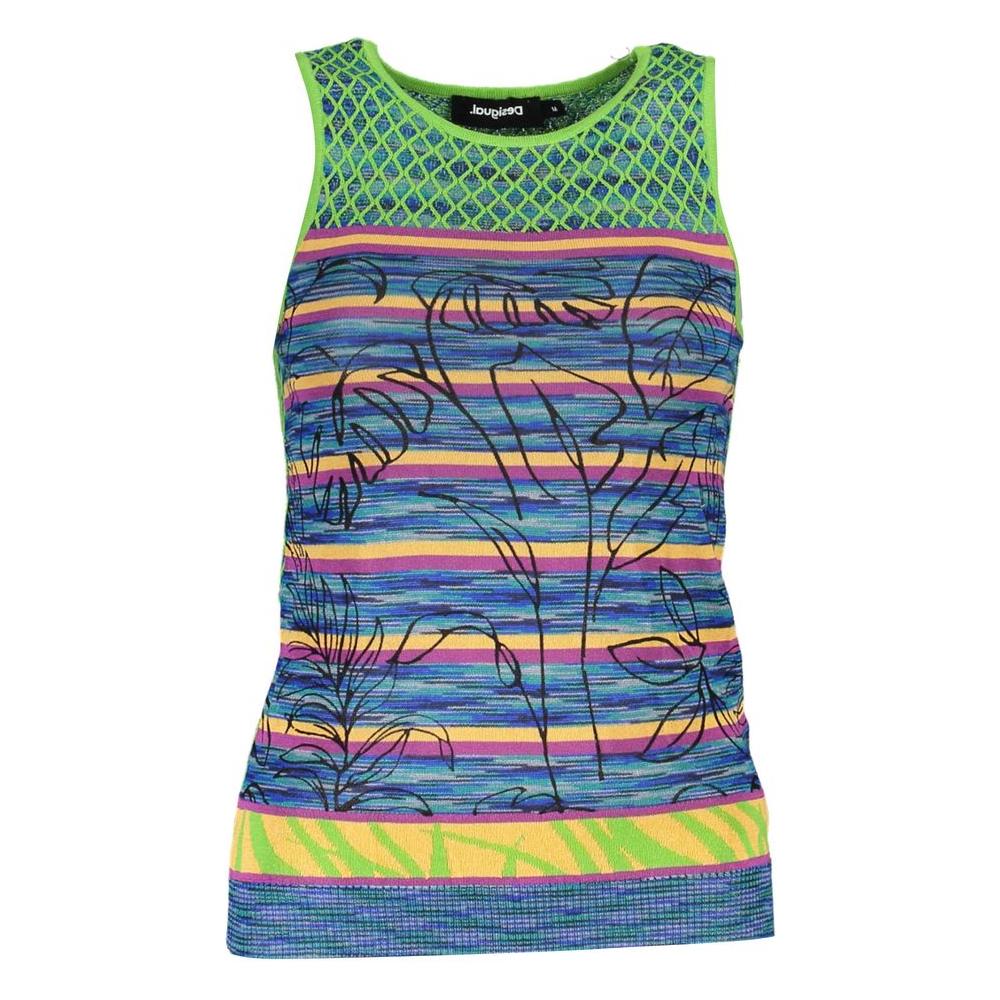 Desigual Green Cotton Women Top