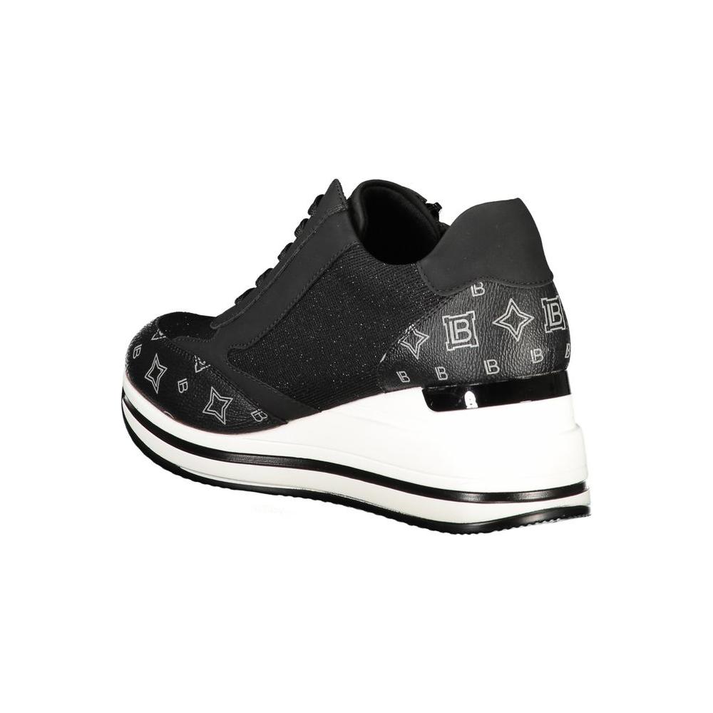 Laura Biagiotti Black Polyester Women Sneaker