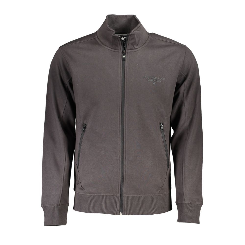 U.S. Grand Polo Brown Cotton Men Sweater