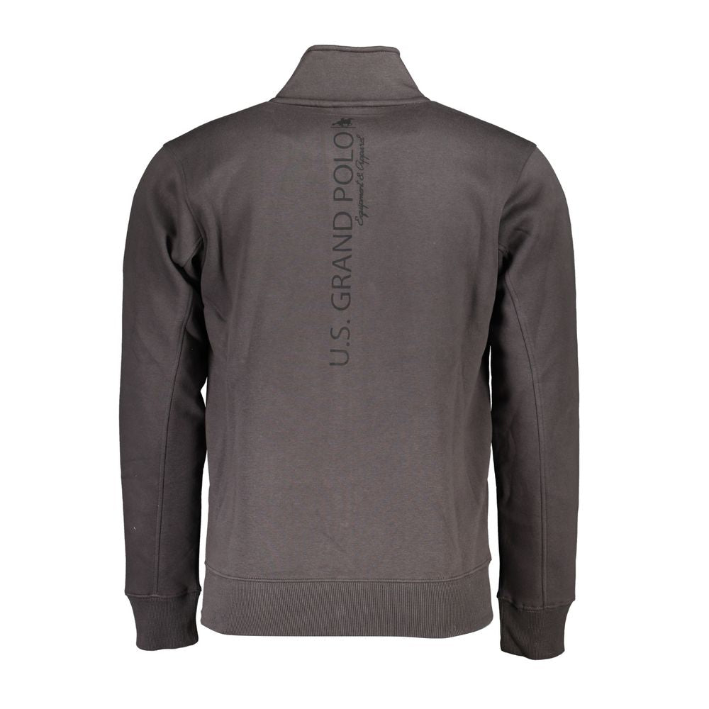 U.S. Grand Polo Brown Cotton Men Sweater