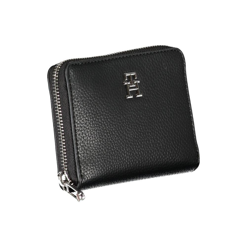 Tommy Hilfiger Elegant Black Polyethylene Wallet
