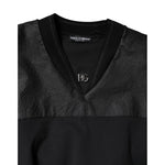 Dolce & Gabbana Black Cotton Short Sleeves V-neck T-shirt