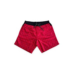Trussardi Beachwear Red Polyester Men Swim Short