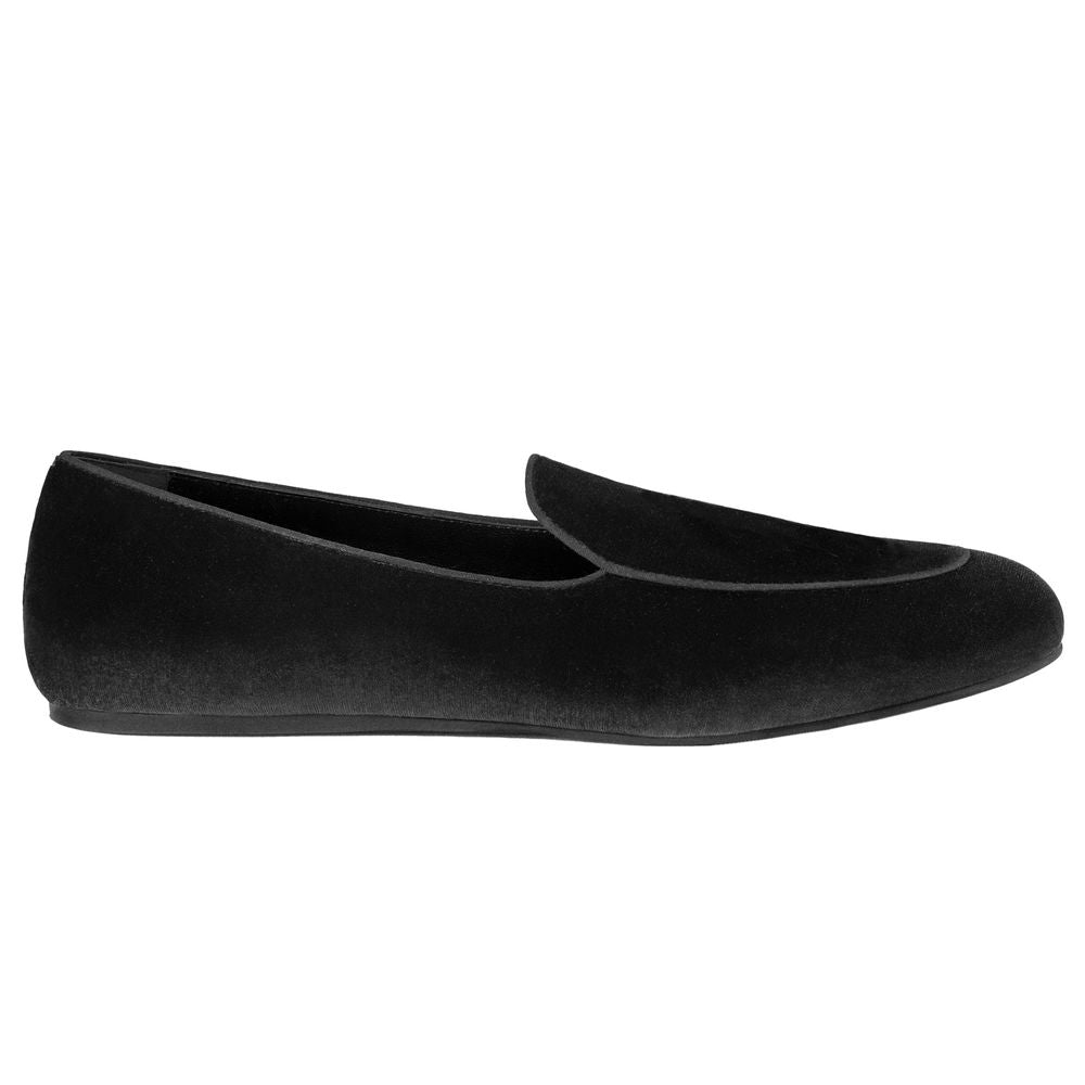 Charles Philip Black Velvet Unisex Loafer CH-15377-EU39.5/US6.5