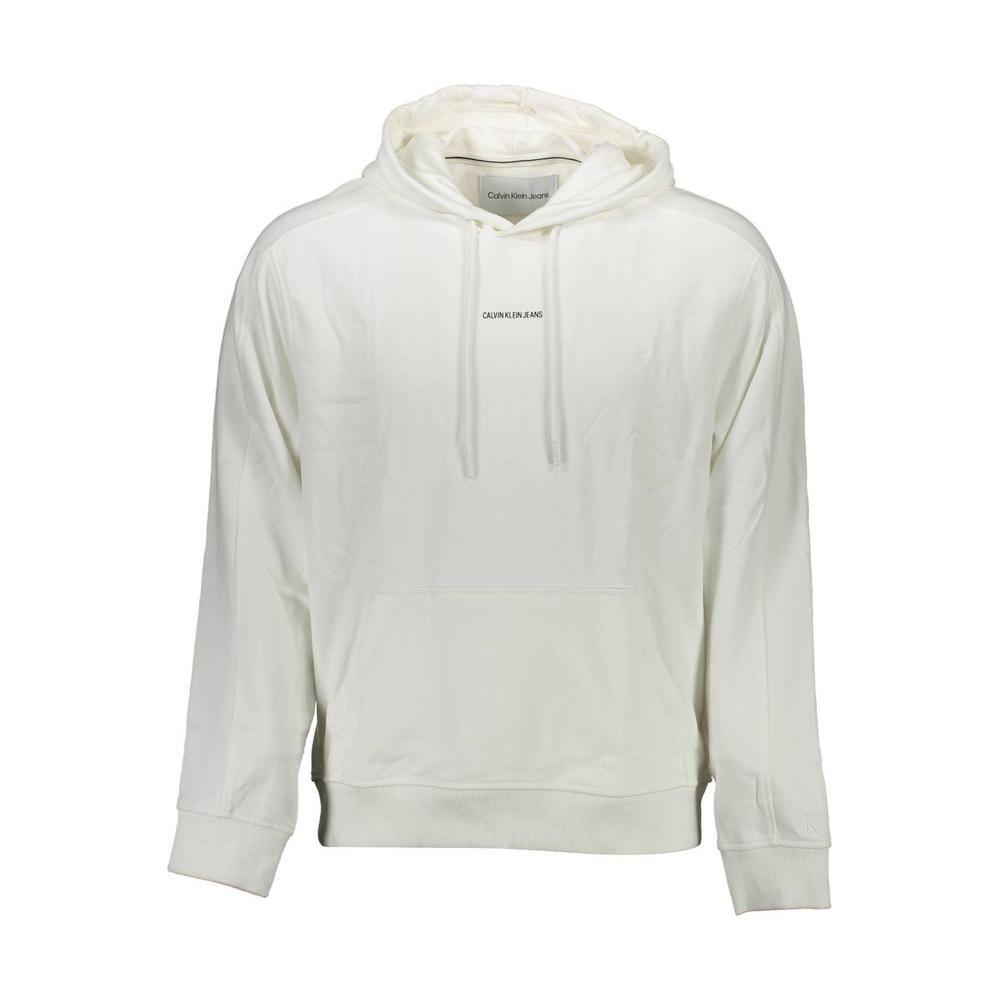 Calvin Klein White Cotton Men Sweater