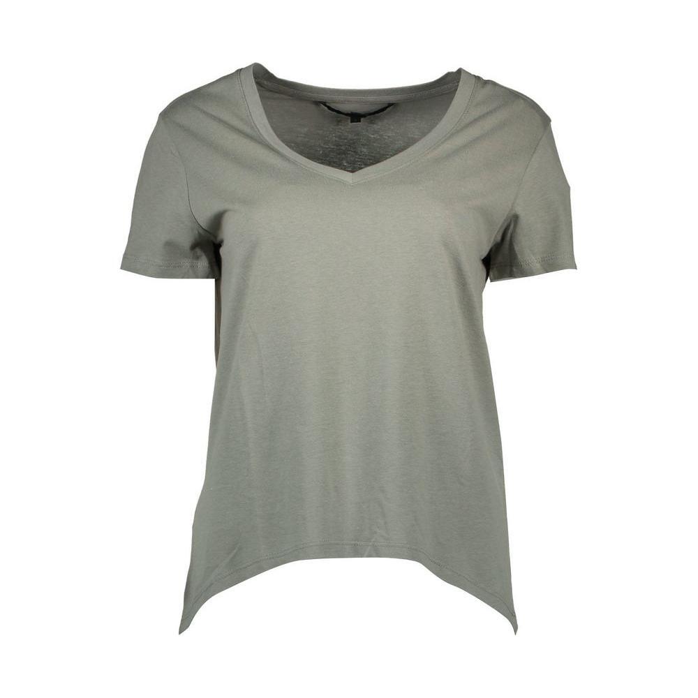 Silvian Heach Green Cotton Unisex T-Shirt SI-6559-XS