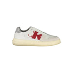 Calvin Klein Sleek White Lace-Up Sneakers with Contrast Details CA-28514-EU40/US7