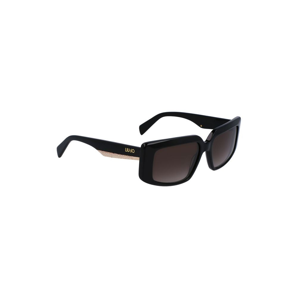 Liu Jo Black Acetate Women Sunglasses LI-29675