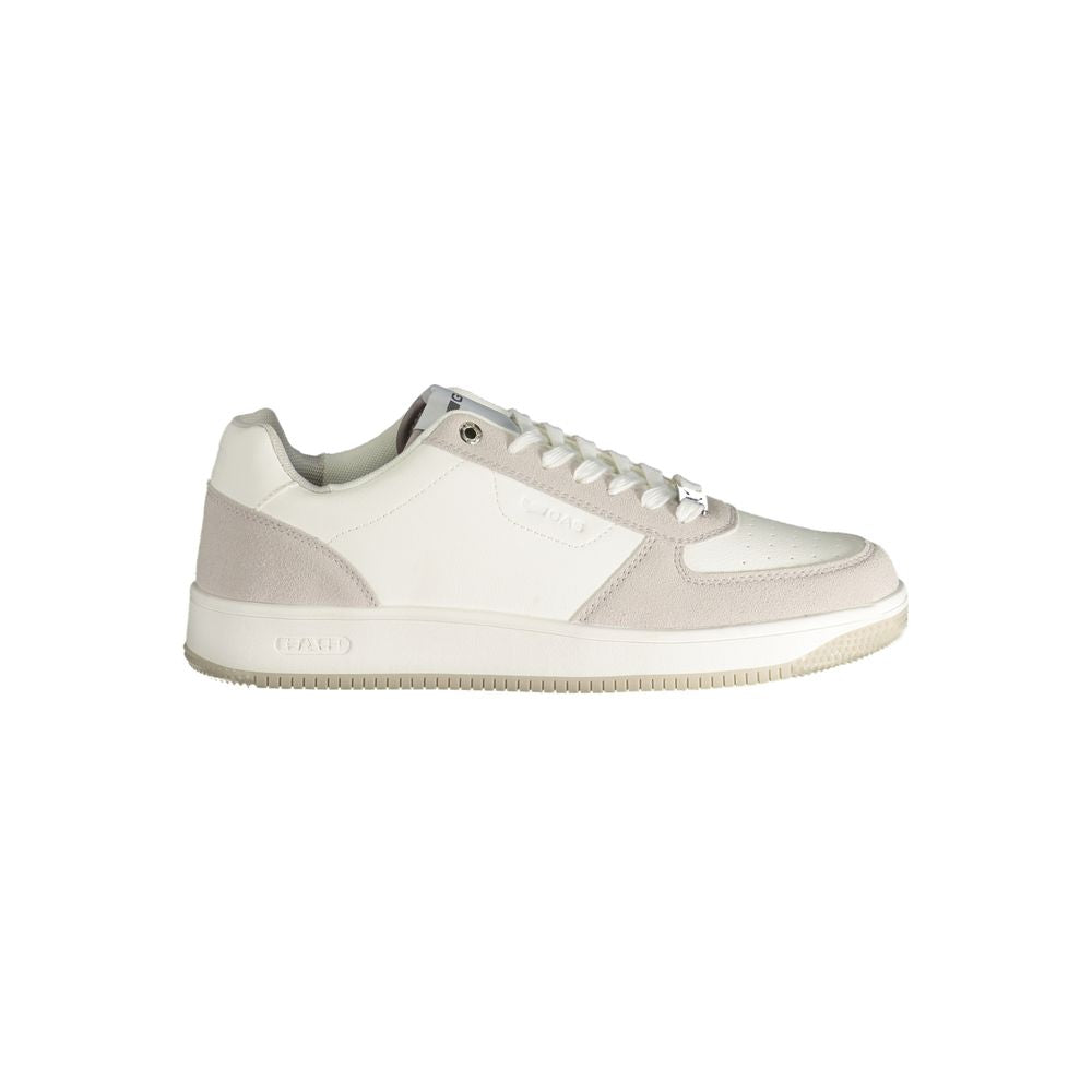 Gas White Polyester Men Sneaker GA-38569-EU45/US12