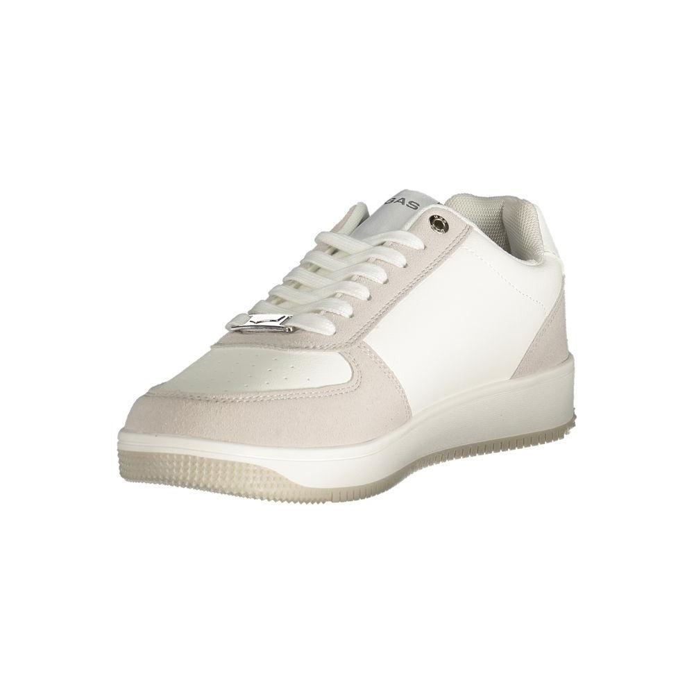 Gas White Polyester Men Sneaker GA-38569-EU45/US12