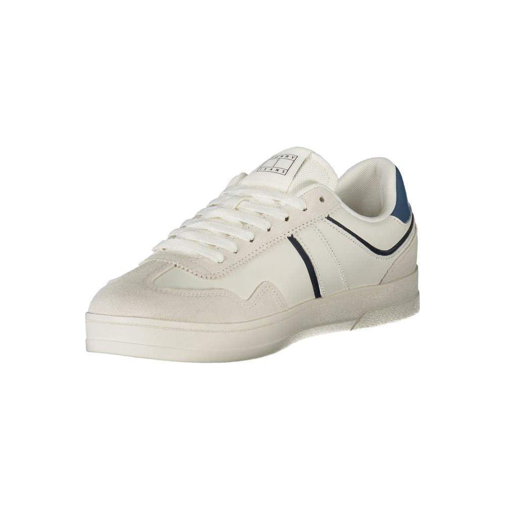 Tommy Hilfiger White Polyethylene Men Sneaker TO-34813-EU44/US11