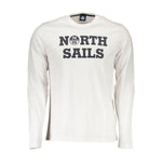 North Sails White Cotton Men T-Shirt