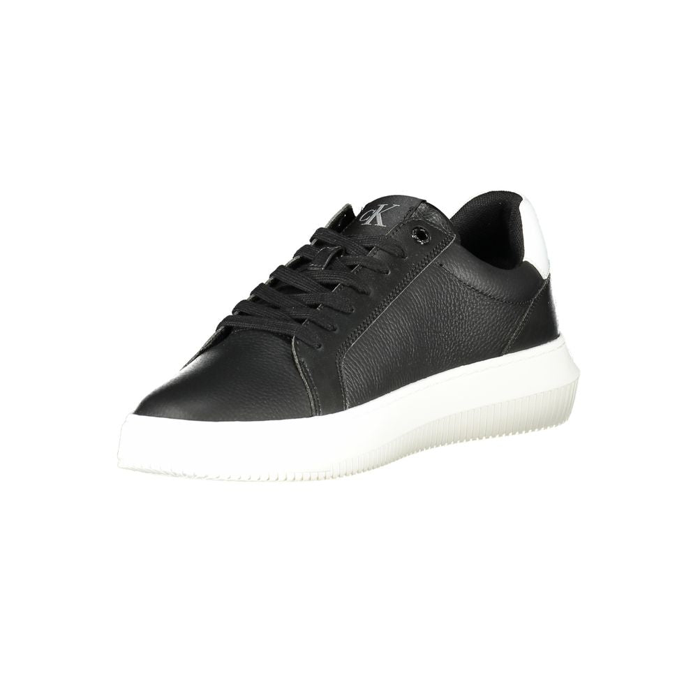 Calvin Klein Black Leather Men Sneaker CA-35329-EU40/US7