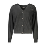 Guess Jeans Black Polyester Women Cardigan GU-35173-XS