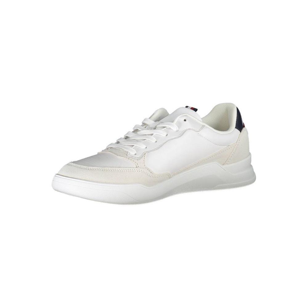 Tommy Hilfiger White Polyester Men Sneaker TO-36902-EU40/US7