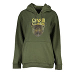 Cavalli Class Green Cotton Sweater CA-28861-M