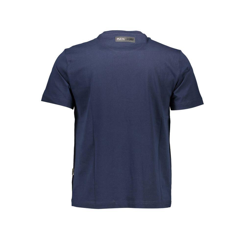 Plein Sport Blue Cotton Men T-Shirt PL-37910-S