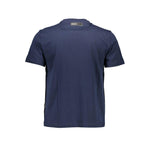 Plein Sport Blue Cotton Men T-Shirt PL-37910-S