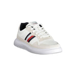 Tommy Hilfiger Tommy Hilfiger White Leather Men Sneaker TO-37582-EU43/US10 1728,67403481248,EU43/US10,EU44/US11,Men,Men - Shoes,New with tags,Shoes,Sneakers - Men - Shoes,Tommy Hilfiger,White