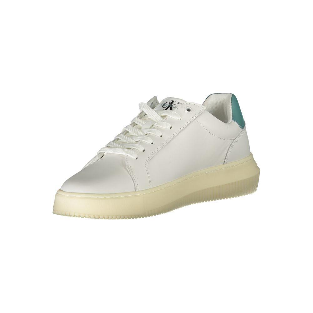 Calvin Klein Sleek White Sneakers with Eco-Conscious Design CA-26828-EU40/US7