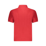North Sails Red Cotton Men Polo Shirt NO-34368-S